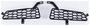 Putco Hex Shield Stainless Steel Black, Powder Coat Finish Grille Insert