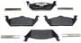 Raybestos Speciality - Police Rear Semi-Metallic Brake Pads