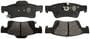 Raybestos Speciality - Police Rear Semi-Metallic Brake Pads