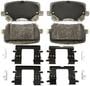 Raybestos Speciality - Police Rear Semi-Metallic Brake Pads