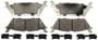 Raybestos Speciality - Police Rear Semi-Metallic Brake Pads