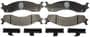 Raybestos Speciality - Police Front Semi-Metallic Brake Pads