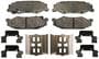 Raybestos Speciality - Performance Rear Semi-Metallic Brake Pads