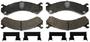 Raybestos Speciality - Police Front Semi-Metallic Brake Pads