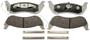 Raybestos Speciality - Police Rear Semi-Metallic Brake Pads