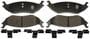 Raybestos Speciality - Police Rear Semi-Metallic Brake Pads