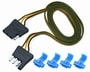 Reese Towpower 4 Terminal 4-Flat Plug Connector Loop And Plugs