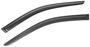 Rugged Ridge Black, Matte Window Air Deflector