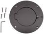 Rugged Ridge Black Screw-On Fuel Filler Door Cover