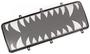 Rugged Ridge Spartan Steel Black, White Finish Grille Insert