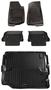Rugged Ridge All Terrain Black All-Terrain Thermoplastic Floor Mat Set