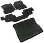 Rugged Ridge All Terrain Black All-Terrain Thermoplastic Floor Mat Set