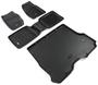 Rugged Ridge Black All-Terrain Thermoplastic Floor Mats