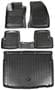 Rugged Ridge Black All-Terrain Thermoplastic Floor Mats