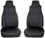Rugged Ridge Black Bucket, High Back Seat Cover
