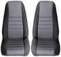 Rugged Ridge Gray Bucket, High Back Seat Cover
