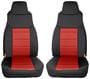 Rugged Ridge Red Bucket, High Back Seat Cover