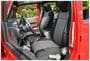 Rugged Ridge Black, Gray Bucket, High Back Seat Cover