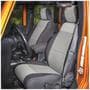 Rugged Ridge Black, Gray Bucket, Low Back Seat Cover