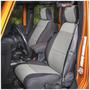 Rugged Ridge Black, Gray Solid Fold-Up Bench Seat Cover Kit