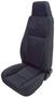 Rugged Ridge Black Denim Bucket, High Back Seat