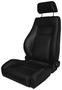 Rugged Ridge Black Bucket, High Back Seat
