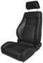 Rugged Ridge Black Denim Bucket, High Back Seat