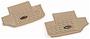 Rugged Ridge Tan All-Terrain Thermoplastic Floor Mats