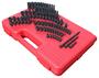Sunex 74 Piece 1/4 Inch Drive SAE, Metric Socket Set