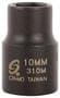 Sunex 10mm Socket 3/8 Inch Drive 6 Point