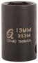 Sunex 13mm Socket 3/8 Inch Drive 6 Point