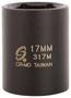 Sunex 17mm Socket 3/8 Inch Drive 6 Point