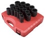 Sunex 17 Piece 3/4 Inch Drive SAE Socket Set
