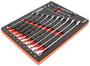 Sunex Tools 13 Piece V-Groove Metric Wrench Set EVA Foam
