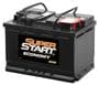 Super Start Economy Standard Flooded Top Post Battery Group Size 48 H6 615 CCA 95 Minute RC