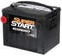 Super Start Economy Standard Flooded Side Post Battery Group Size 75 540 CCA 85 Minute RC