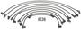 Standard Ignition Blue Streak Wire Spark Plug Wire Set