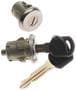 Standard Ignition Chrome-Plated Door Lock Kit