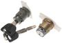 Standard Ignition Silver Door Lock Kit
