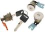 Standard Ignition Chrome-Plated Door Lock Kit