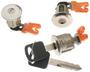 Standard Ignition Chrome-Plated Door Lock Kit
