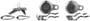 Standard Ignition Chrome-Plated Door Lock Kit