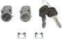 Standard Ignition Chrome-Plated Door Lock Kit