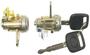 Standard Ignition Silver Door Lock Kit
