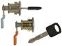 Standard Ignition Silver Door Lock Kit