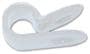 Standard Ignition 1/4 Inch Diameter White Nylon Wire Clip