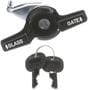 Standard Ignition Black, Chrome-Plated Trunk Lock Kit