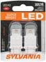 SYLVANIA 3057 High Performance Red ZEVO LED Mini Bulb (Pack of 2)