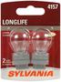 SYLVANIA 4157 Long Life Incandescent Mini Bulb (Pack of 2)