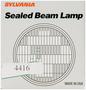 SYLVANIA 4416 Incandescent Sealed Beam for Low Beam/High Beam Applications (Pack of 1)